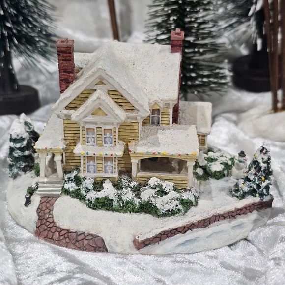 THOMAS KINKADE Hawthorne Village Sculpture "Winter Memories" Vintage Christmas - Picture 12 of 12
